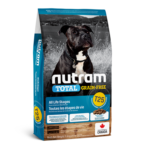 Nutram T25 Total Grain-Free Trout & Salmon Meal Dog Food