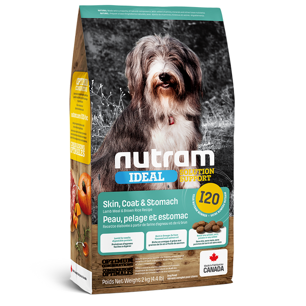 Nutram Ideal I20 Solution Support Skin, Coat & Stomach Dog Food