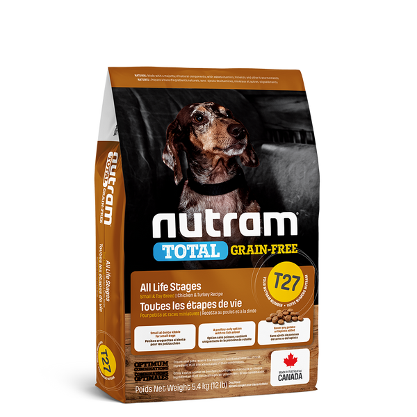 Nutram Total T27 Chicken & Turkey Grain-Free All Life Stages Dry Dog Food