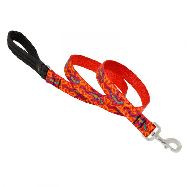 Lupine Pet Original Designs Dog Leash, Go Go Gecko
