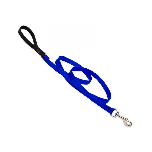 Lupine Pet Basic Solids Dog Leash, Blue