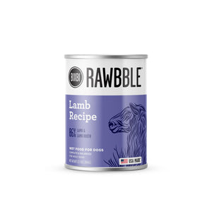 BIXBI Rawbble Lamb Wet Dog Food Can