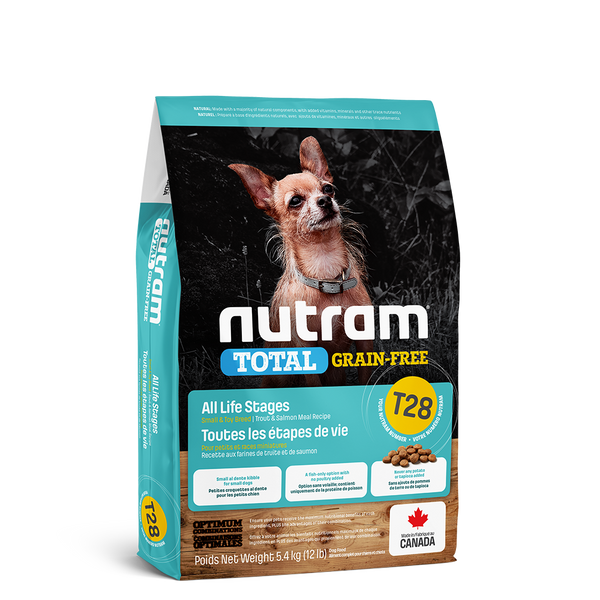 Nutram Total T28 Trout & Salmon Grain-Free All Life Stages Dry Dog Food