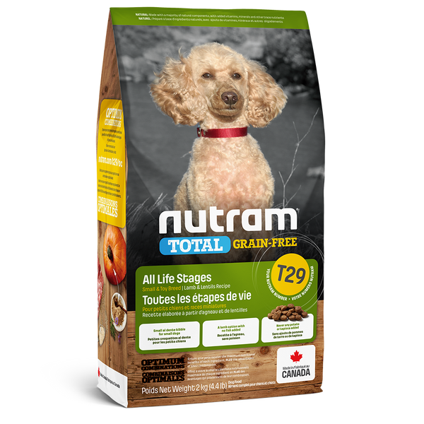 Nutram Total T29 Lamb & Lentils Grain-Free Small Breed Dry Dog Food