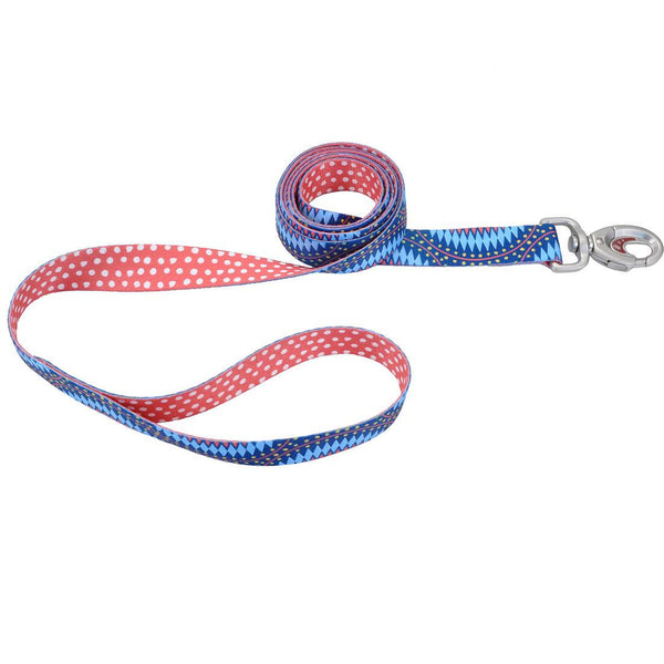 Sublime Dog Leash, Blue Diamond Dots