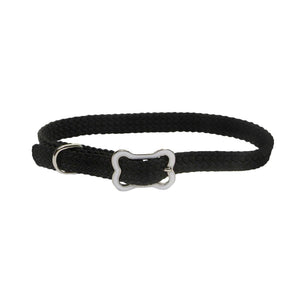 Sunburst Collier avec Boucle Os pour Chiens, Noir