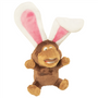 GoDog Silent Squeak Flips Jouet pour chien Monkey Rabbit Chew Guard