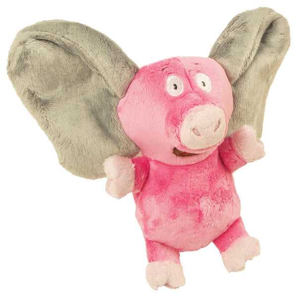 GoDog Silent Squeak Flips Jouet pour chien Pig Elephant Chew Guard