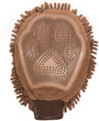 Dog Gone Smart Dirty Dog Grooming Mitt for Pets, Brown