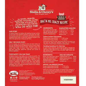 Stella & Chewy's Wild Weenies Bac'n Me Crazy Friandises pour chiens lyophilisées