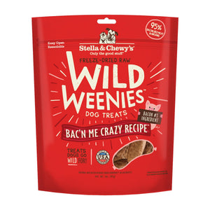 Stella & Chewy's Wild Weenies Bac'n Me Crazy Friandises pour chiens lyophilisées
