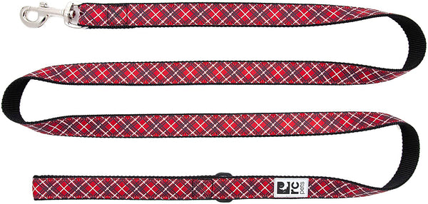 RC Pets Dog Leash, Red Tartan