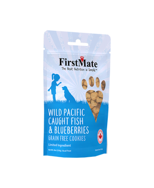 FirstMate Wild Pacific Caught Fish & Blueberries Dog Treats