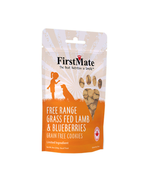 FirstMate Free Range Grass Fed Lamb & Blueberries Dog Treats