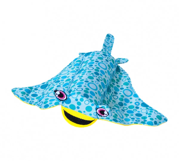 Outward Hound Floatiez Stingray Dog Toy, Blue