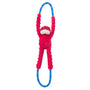 ZippyPaws Monkey RopeTugz Dog Toy, Red