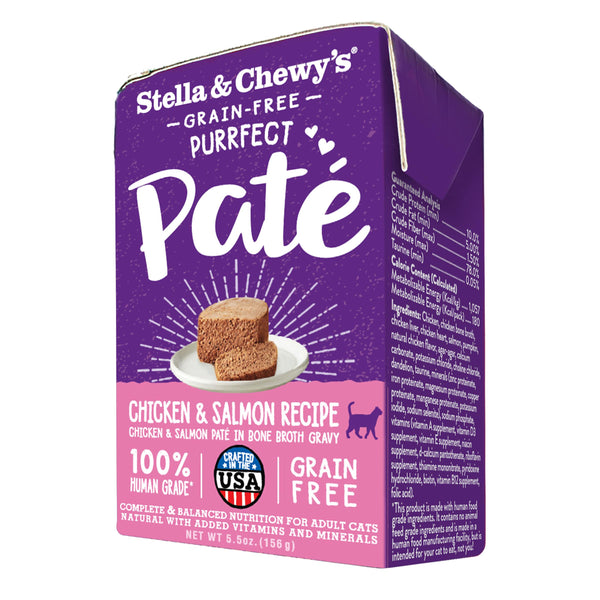 Stella & Chewy's Purrfect Pat Mélange poulet et saumon Nourriture humide pour chats