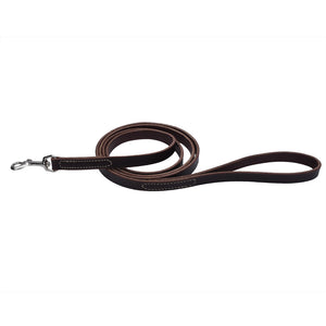Circle T Laisse pour chien en cuir Latigo