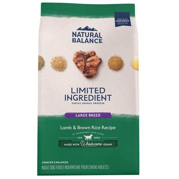 Natural Balance Limited Ingredient Lamb & Brown Rice Recipe Large Breed Dry Dog Food