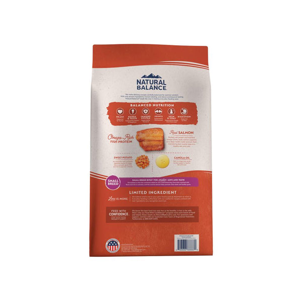 Natural Balance Limited Ingredient Salmon & Sweet Potato Recipe Small Breed Grain-Free Dry Dog Food
