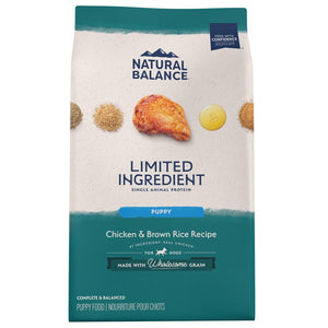Natural Balance Limited Ingredient Chicken & Brown Rice Recipe Puppy Dry Dog Food