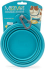 Messy Mutts Bol En Silicone Rétractable, Bleu