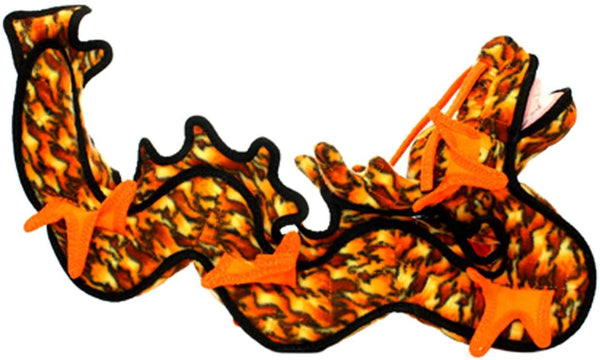 Tuffy Durable Dragon Dog Toy, Orange