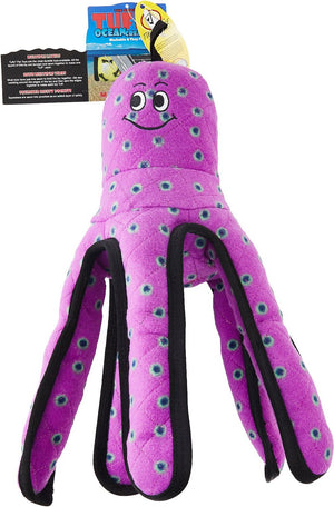 Tuffy Jouet Pieuvre Purple Pete des créatures de l'océan pour chiens