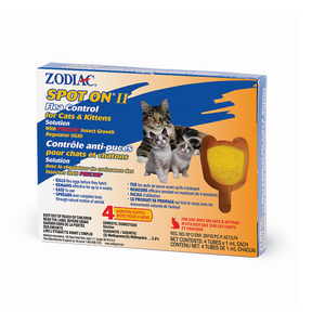 Zodiac Spot-On II Anti-puces pour chats et chatons