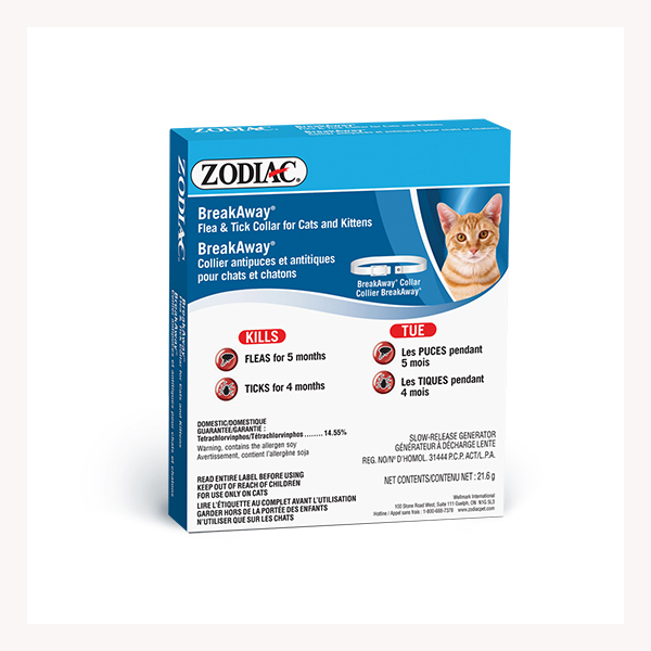 Zodiac BreakAway Flea & Tick Collar for Cats & Kittens