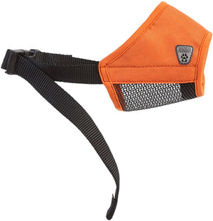 RC Pets Canine Friendly Soft Fit Dog Muzzle, Orange