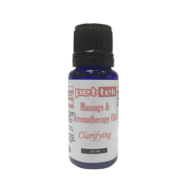 Pet-Tek Massage & Aromatherapy Oil Clarifying for Pets, 15-ml