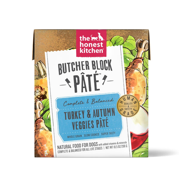 The Honest Kitchen Butcher Block Pate Turkey & Autumn Veggies Wet Dog Food