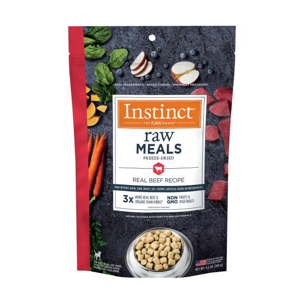 Instinct Raw Meals Real Beef Freeze-Dried Dog Food
