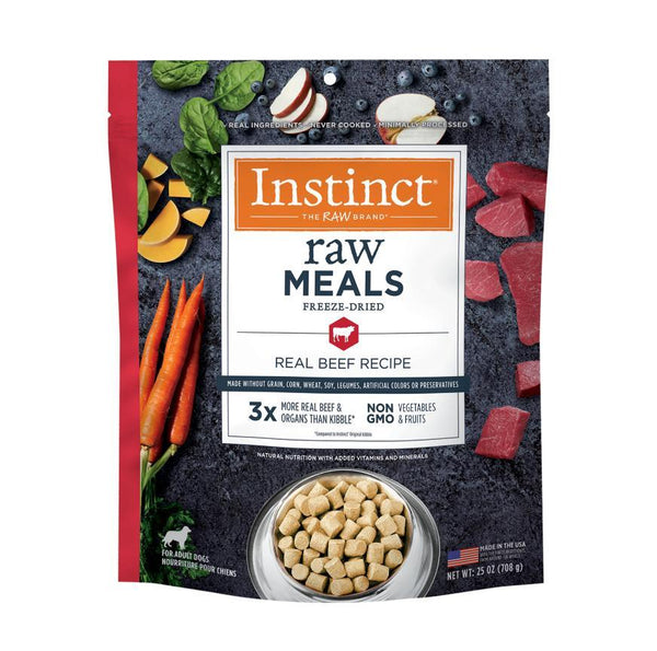 Instinct Raw Meals Real Beef Freeze-Dried Dog Food
