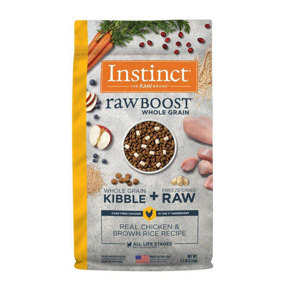 Instinct Raw Boost Whole Grain Real Chicken & Brown Rice Dry Dog Food