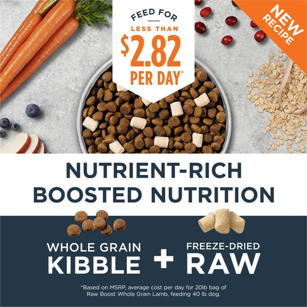 Instinct Raw Boost Whole Grain Real Lamb & Oatmeal Dry Dog Food