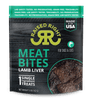 Raised Right Lamb Meat Bites, Single Ingredient Liver Treats for Dogs & Cats, 5-oz