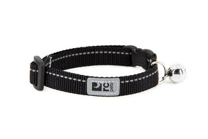 RC Pets Collier sécuritaire de base pour chats, Noir, 8-10-in