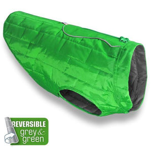 Kurgo Loft Dog Jacket, Greenery/Forest Green