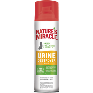 Nature's Miracle Spray mousse destructeur d'urine pour chats, 17,5 oz