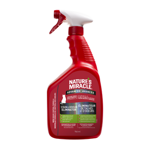 Nature's Miracle Spray éliminateur avancé de taches et odeurs pour chats, 946 ml