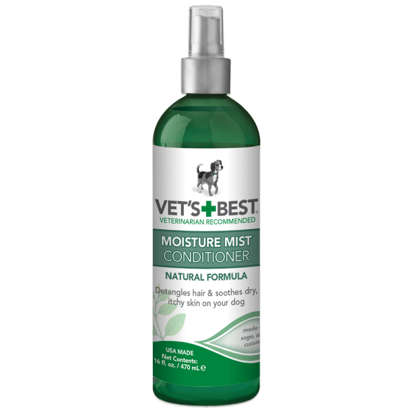 Vet's Best Moisture Mist Dog Conditioner, 16-oz