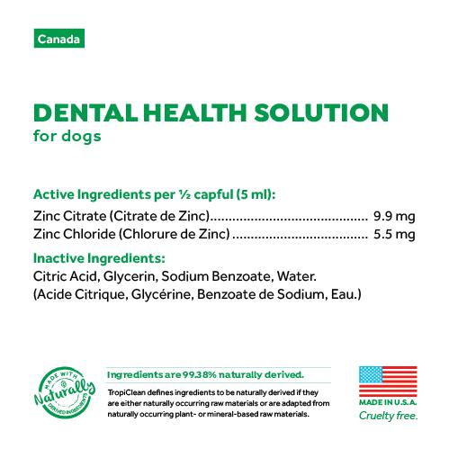 Tropiclean Fresh Breath Dental Health Solutions for Dogs