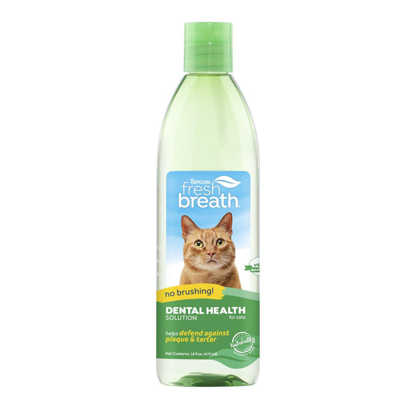Tropiclean Fresh Breath Dental Health Solutions for Cats, 473-mL