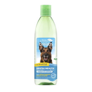 Tropiclean Fresh Breath Dental Health Solutions + Digest Support for Dogs, 473-mL