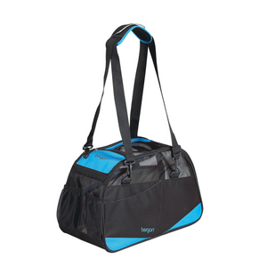 Bergan Sac de transport Voyageur pour animaux, Bleu/Noir, Grand