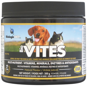 BiologicVet BioVITES Multi-Nutrient Cat & Dog Supplement