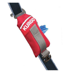 Kurgo Adaptateur Pour Sac À Excréments, Rouge, Inclus 1 Rouleau De 20 Sacs