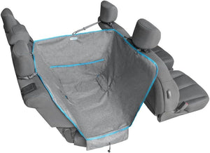 Kurgo Demi-Hamac Pour Voiture, Gris Chiné/Bleu Côtier